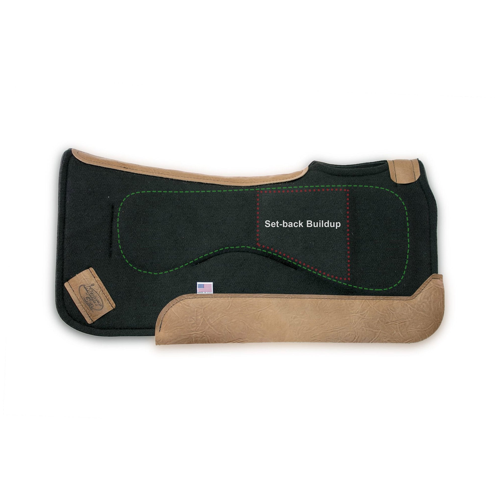 Impact gel online saddle pad