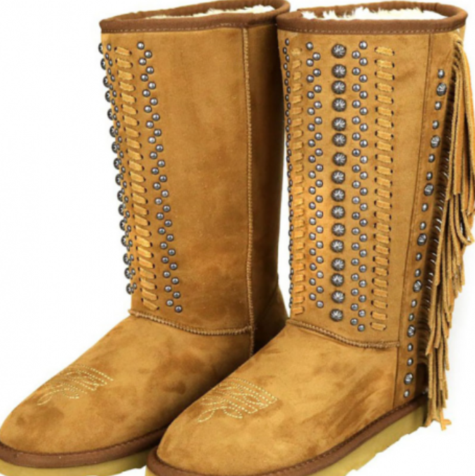 MONTANA WEST FAUX SUEDE BOOTS