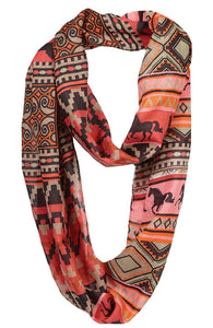 INFINITY SCARF-SOUTHWESTERN PRINT